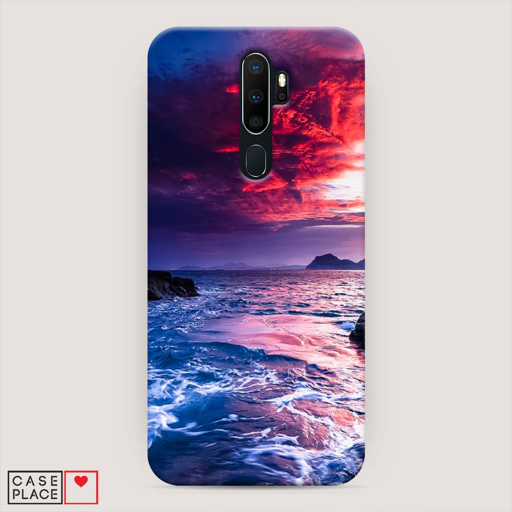 

Пластиковый чехол "Волны 1" на Oppo A9 (2020), 251920-3