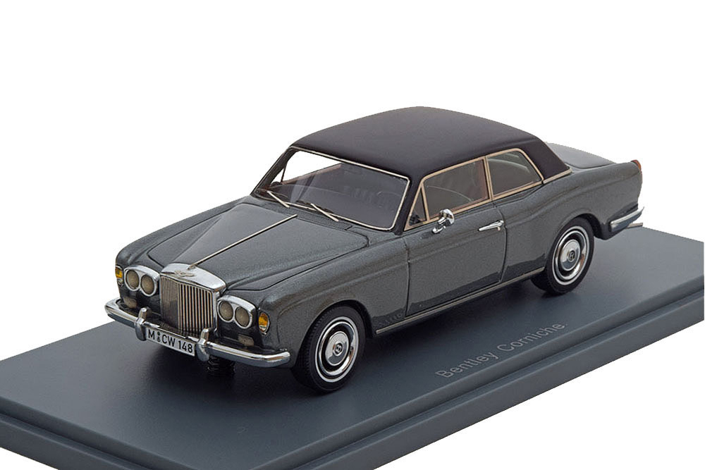 Bentley corniche fhc 1971 dark grey metallicblack bentley corniche fhc 1971 темно-серый 6300₽