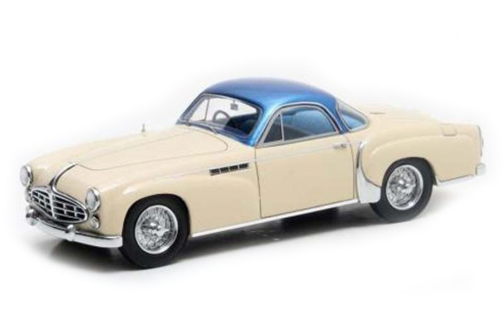 Модель коллекционная MATRIX Delahaye 235 chapron coupe 1953 white/blue