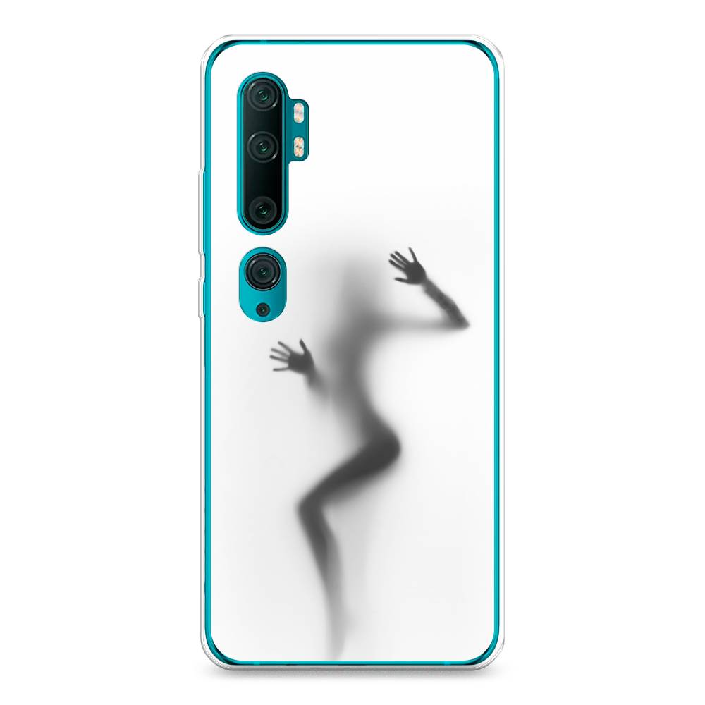 

Чехол Awog на Xiaomi Mi Note 10/Mi Note 10 Pro "Девушка в душе", Разноцветный, 37350-7