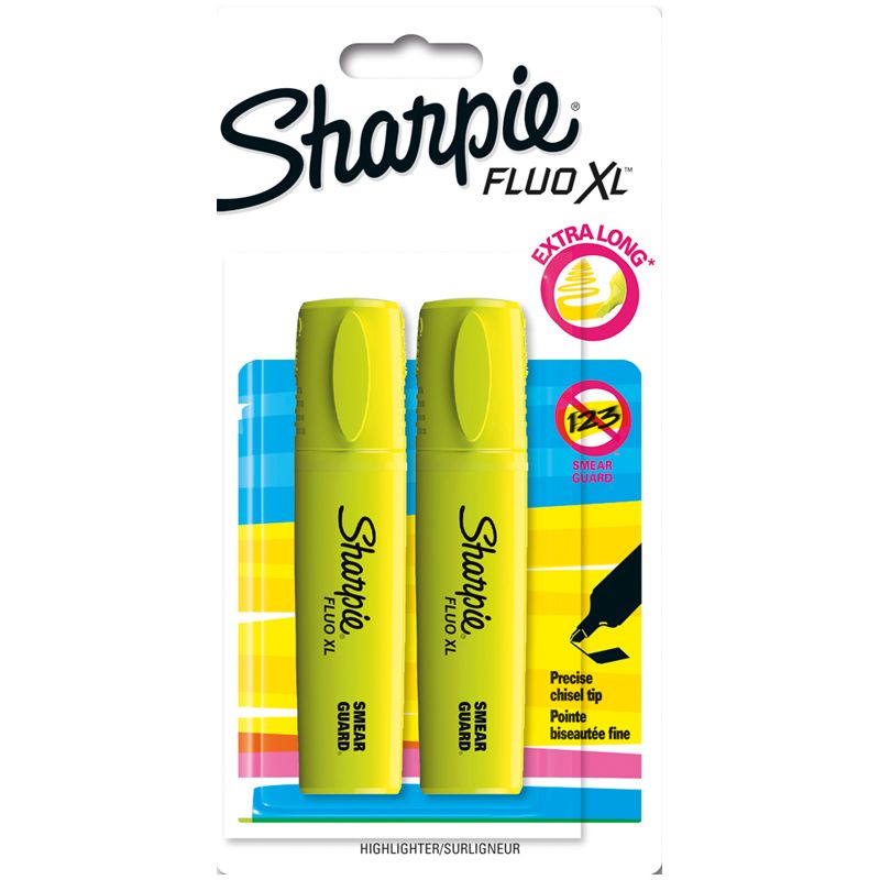 

Текстовыделители Sharpie желтый-розовый 2 шт