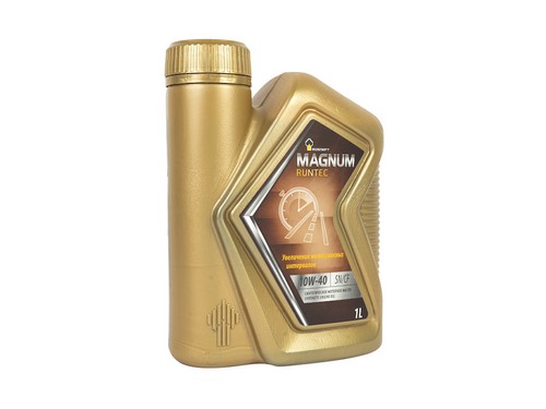 

Роснефть Моторное масло 10w40 синт. Magnum Runtec SN/CF (1л) (Роснефть)