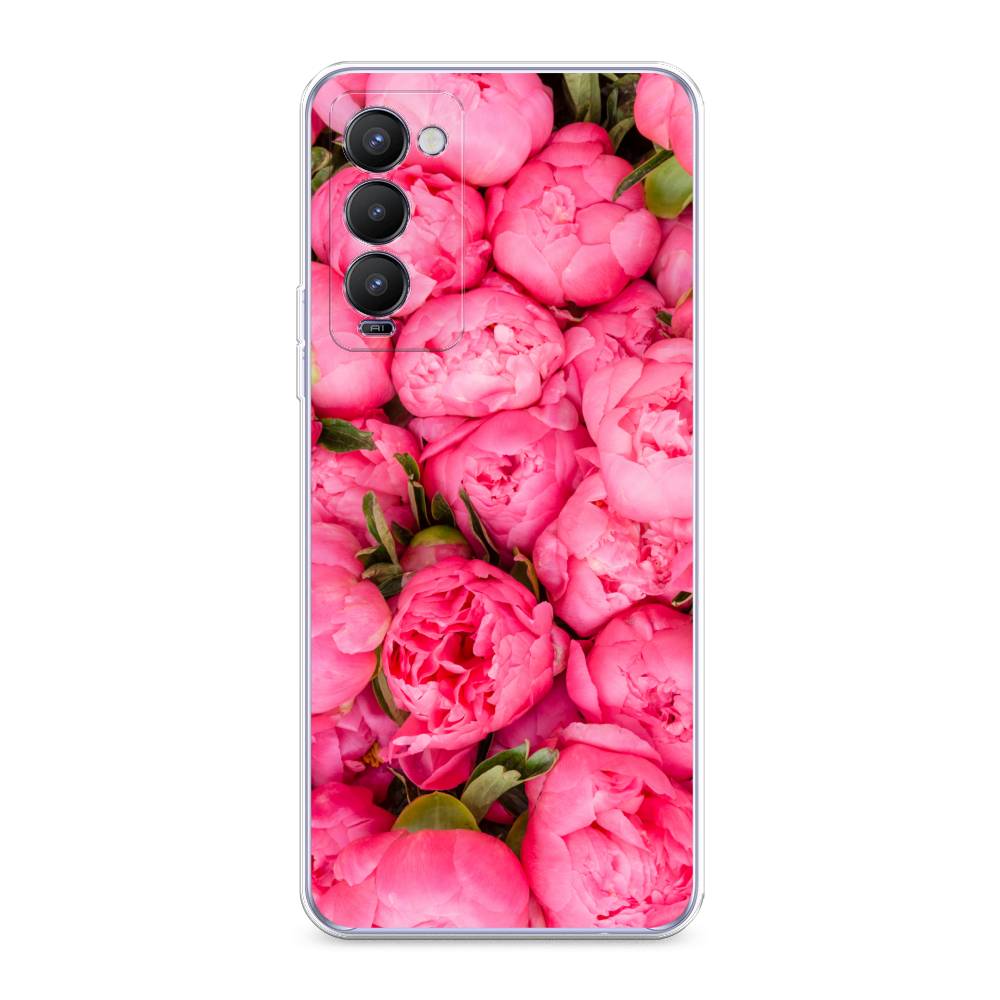 

Силиконовый чехол "Прекрасные пионы" на Tecno Camon 18T, Разноцветный, 300950-8