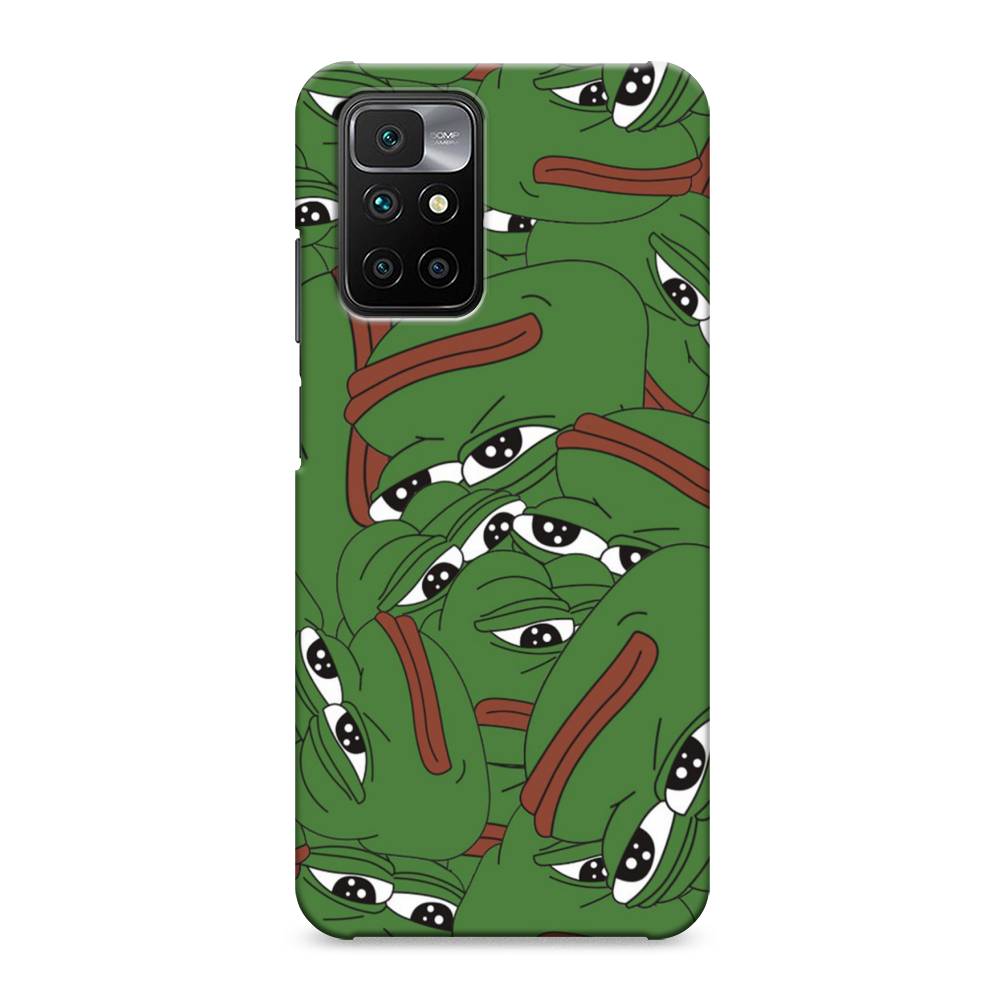 

Пластиковый чехол "Печальный frog" на Xiaomi Redmi 10, 311320-7