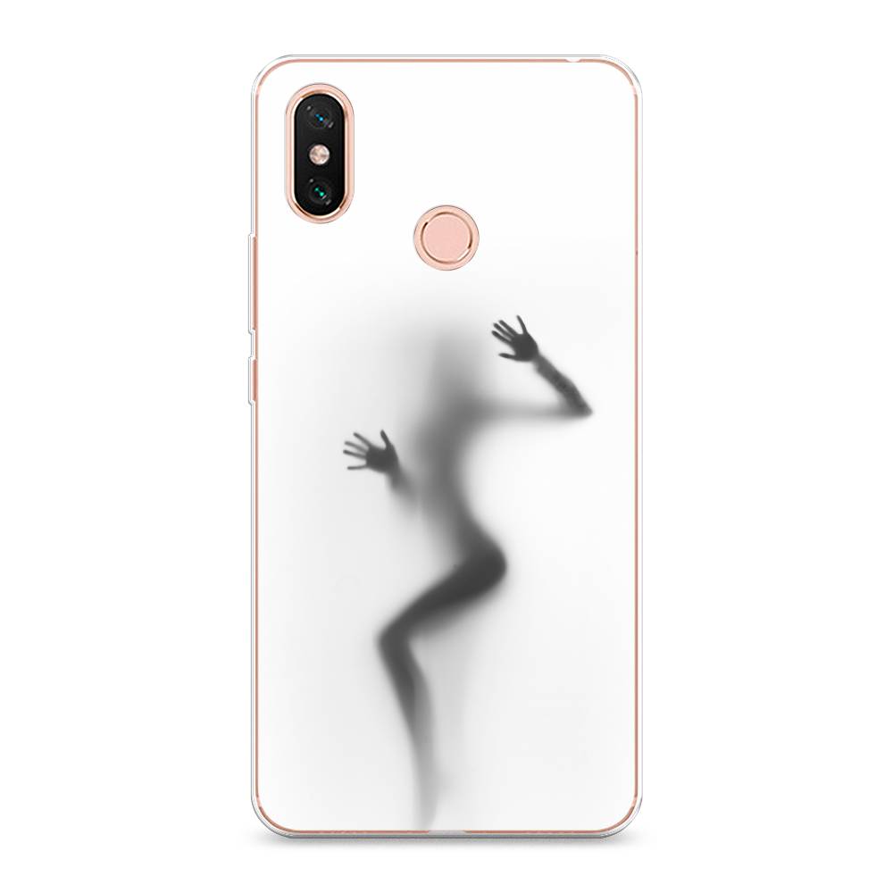 

Чехол Awog на Xiaomi Mi Max 3 "Девушка в душе", Разноцветный, 34350-7