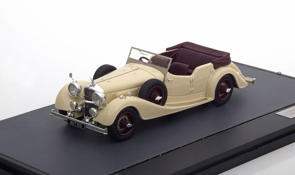 Модель коллекционная MATRIX Alvis 4.3 litre cross & ellis tourer 1938 beige