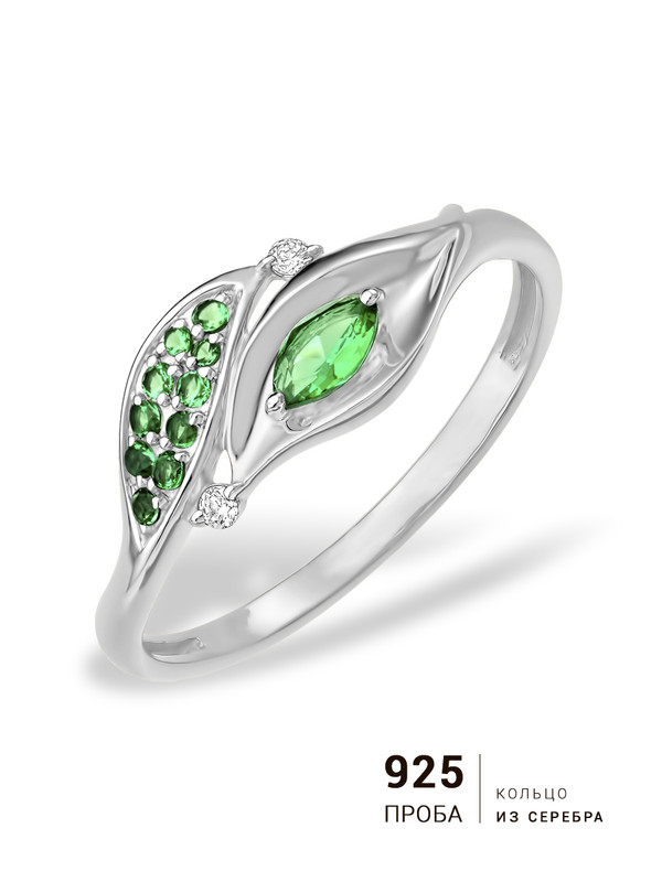 

Кольцо из серебра р. 16 EFREMOV 10100610901, фианит, 10100610901