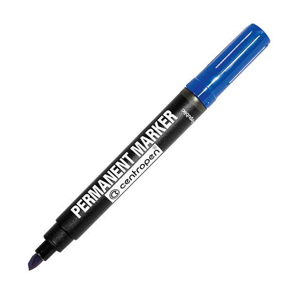 

Маркер перманентный Centropen 8516 (2-5мм, скошенный наконечник, синий), 10шт