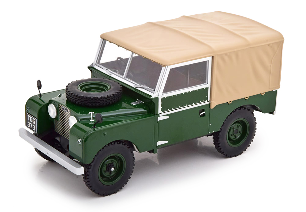 

Модель коллекционная MCG Land rover series i 88 soft-top 1957 green/matt beige, Зеленый