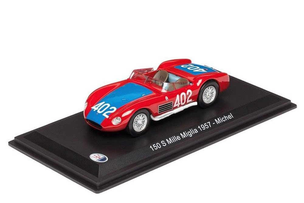 

Модель коллекционная ALTAYA Maserati 150 s #402 michel mille miglia 1957, Красный