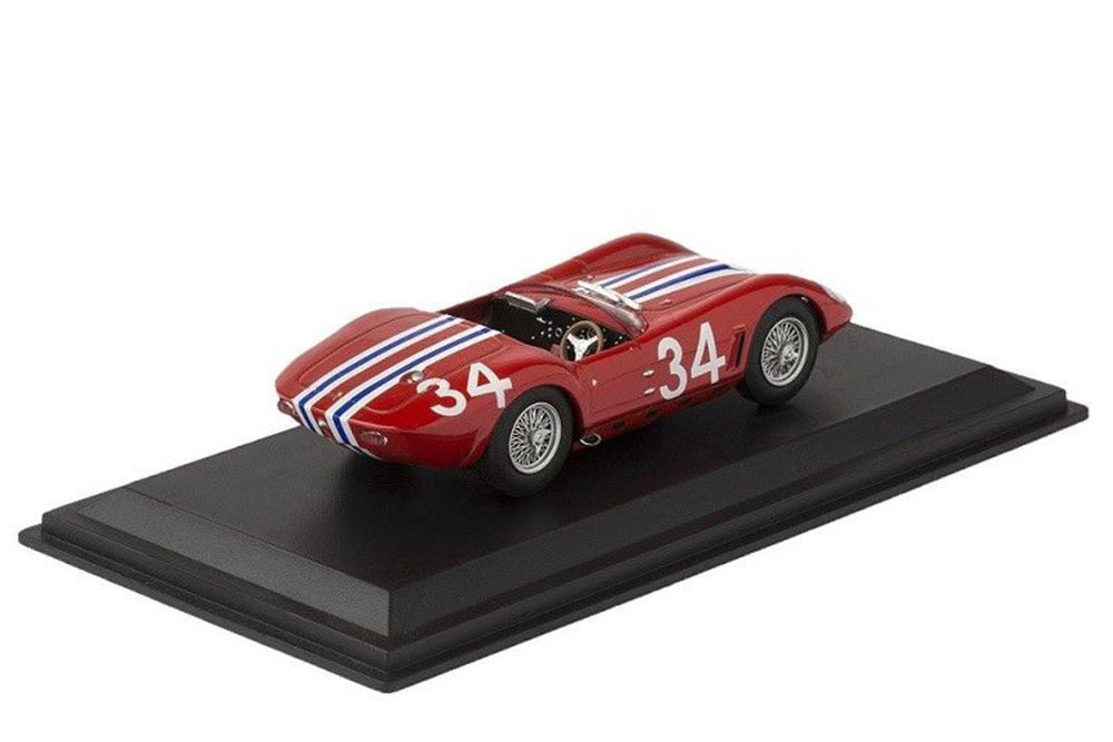 

Модель коллекционная ALTAYA Maserati tipo 61 drogo #34 reims casner 1963,, Красный