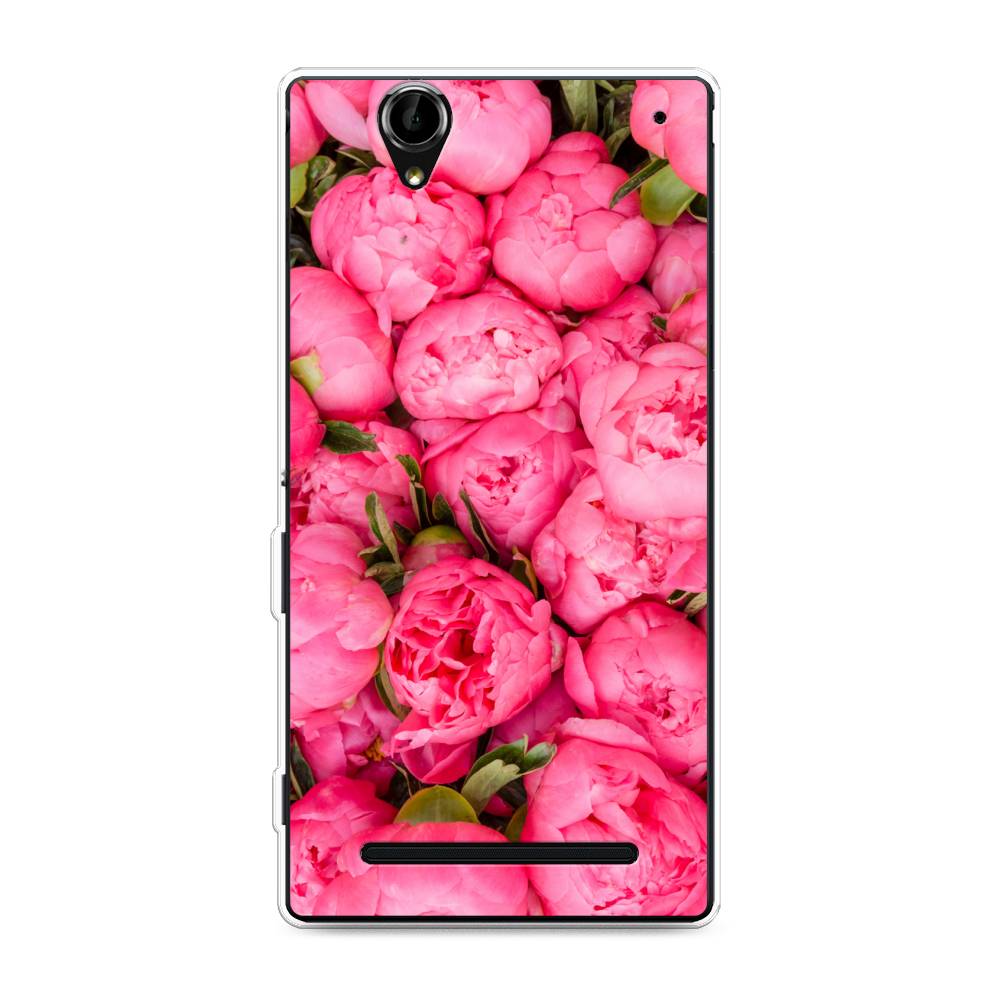 

Силиконовый чехол "Прекрасные пионы" на Sony Xperia T2 Ultra, 50950-8