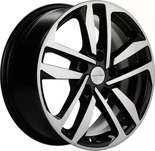 фото Колесный диск khomen wheels khw1612 black-fp 6.5x16/5x114.3 et50 d67.1 whs501917