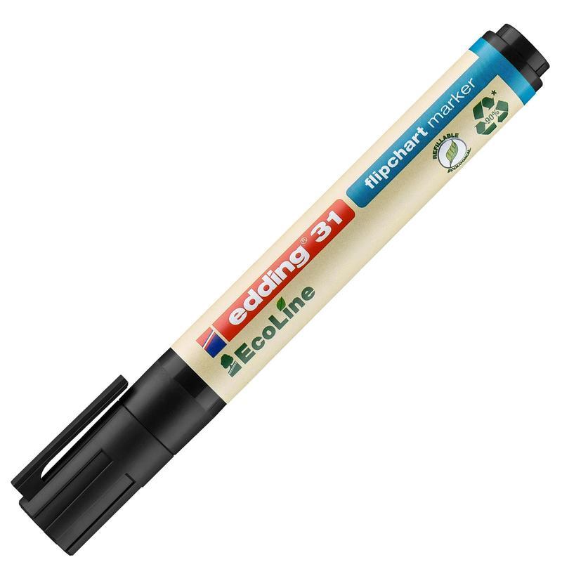 

Маркер для флипчартов Edding 31/1 Ecoline круглый наконечник 1.5-3мм черный 10шт.