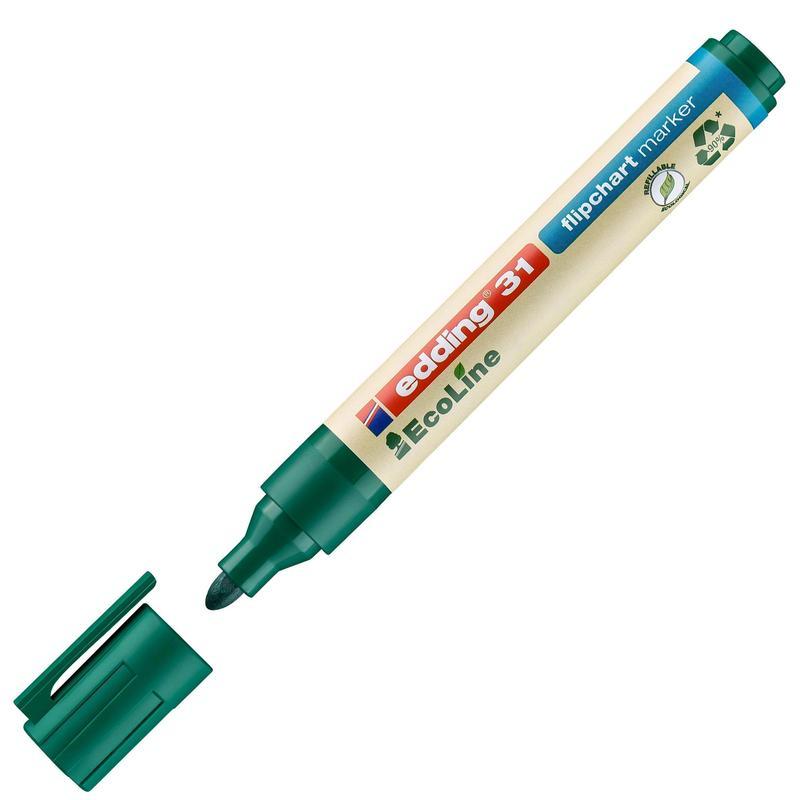 

Маркер для флипчартов Edding 31/4 Ecoline круглый наконечник 1.5-3мм зеленый 10шт.