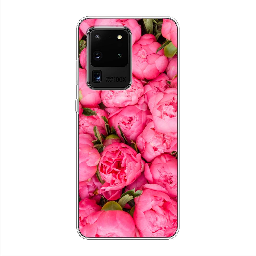 

Силиконовый чехол "Прекрасные пионы" на Samsung Galaxy S20 Ultra, Разноцветный, 29450-8