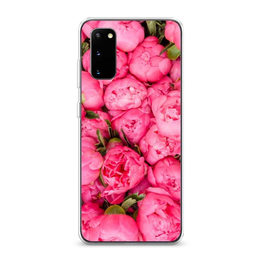 

Силиконовый чехол "Прекрасные пионы" на Samsung Galaxy S20, Разноцветный, 29250-8