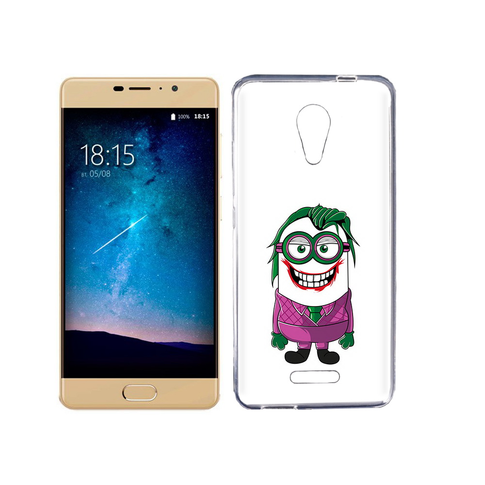 

Чехол MyPads Tocco для BQ 5201 Space джокер миньон, Прозрачный, Tocco