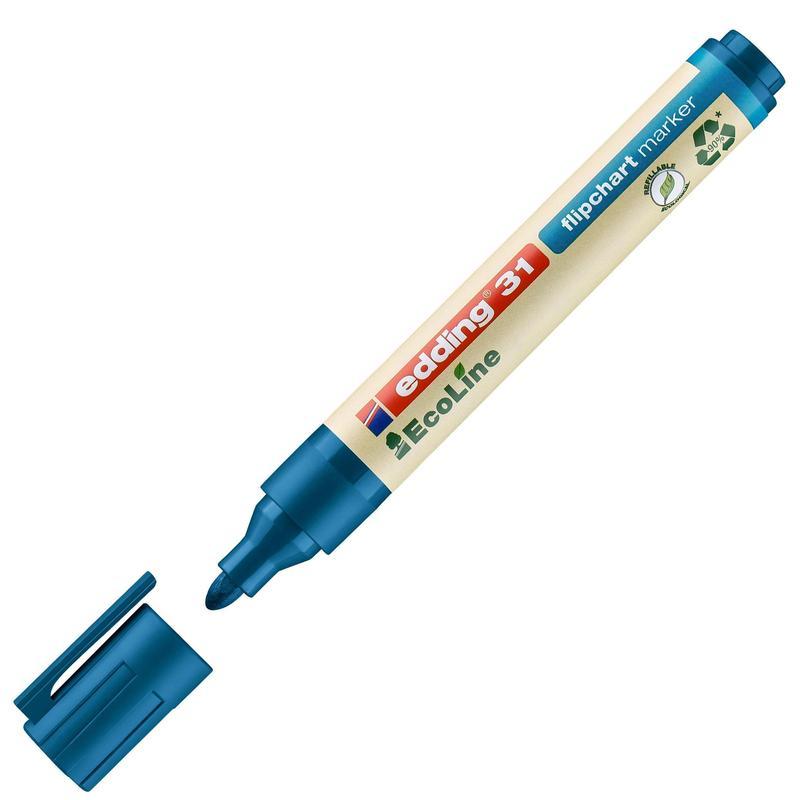 

Маркер для флипчартов Edding 31/3 Ecoline круглый наконечник 1.5-3мм синий 10шт.