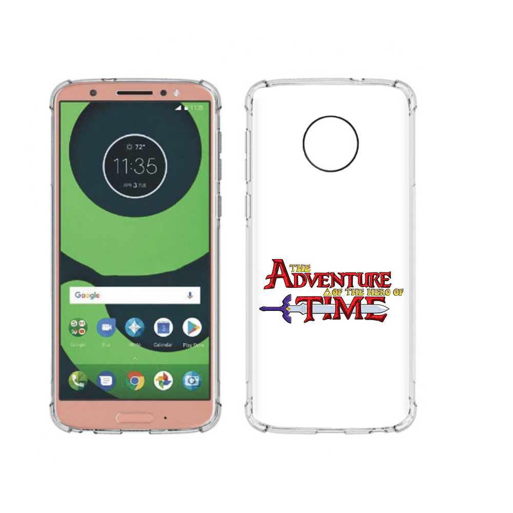 

Чехол MyPads Tocco для Motorola Moto G6 время приключений логотип (PT99805.376.275), Прозрачный, Tocco