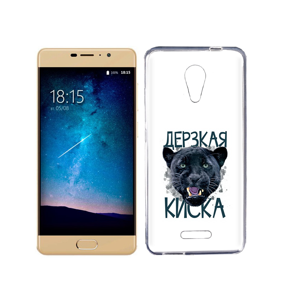 

Чехол MyPads Tocco для BQ 5201 Space дерзкая киска, Прозрачный, Tocco