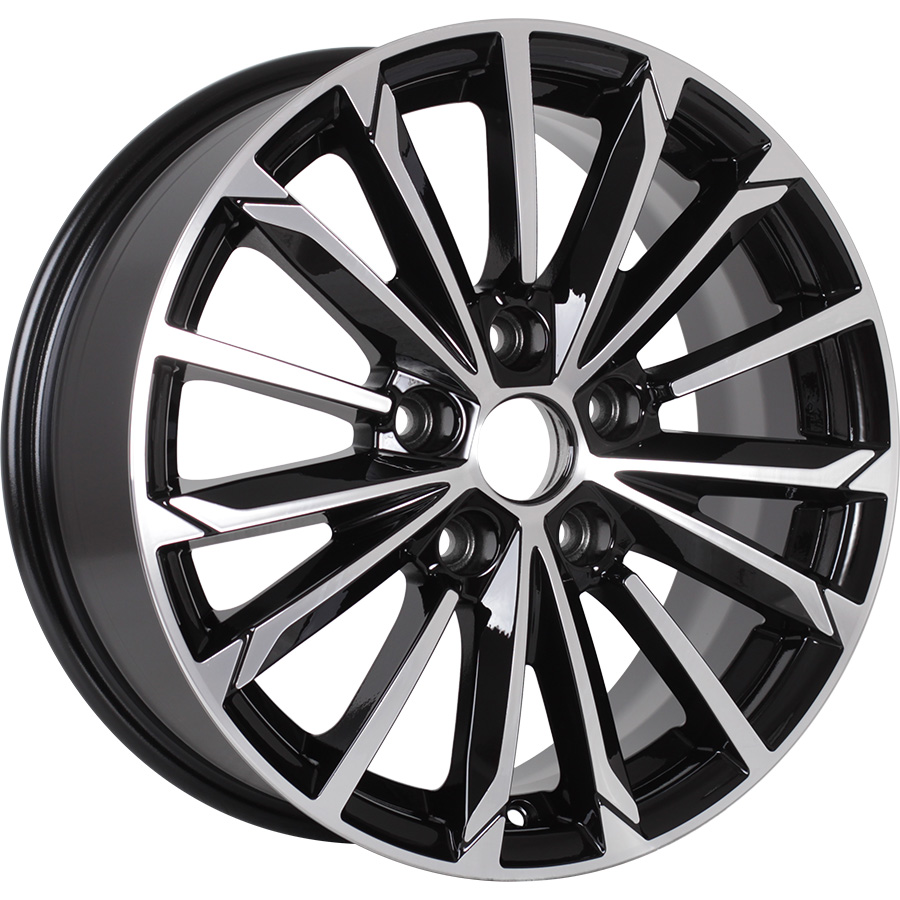 фото Колесный диск khomen wheels khw1611 octavia a7 black-fp 6.5x16/5x112 et46 d57.1 whs498627