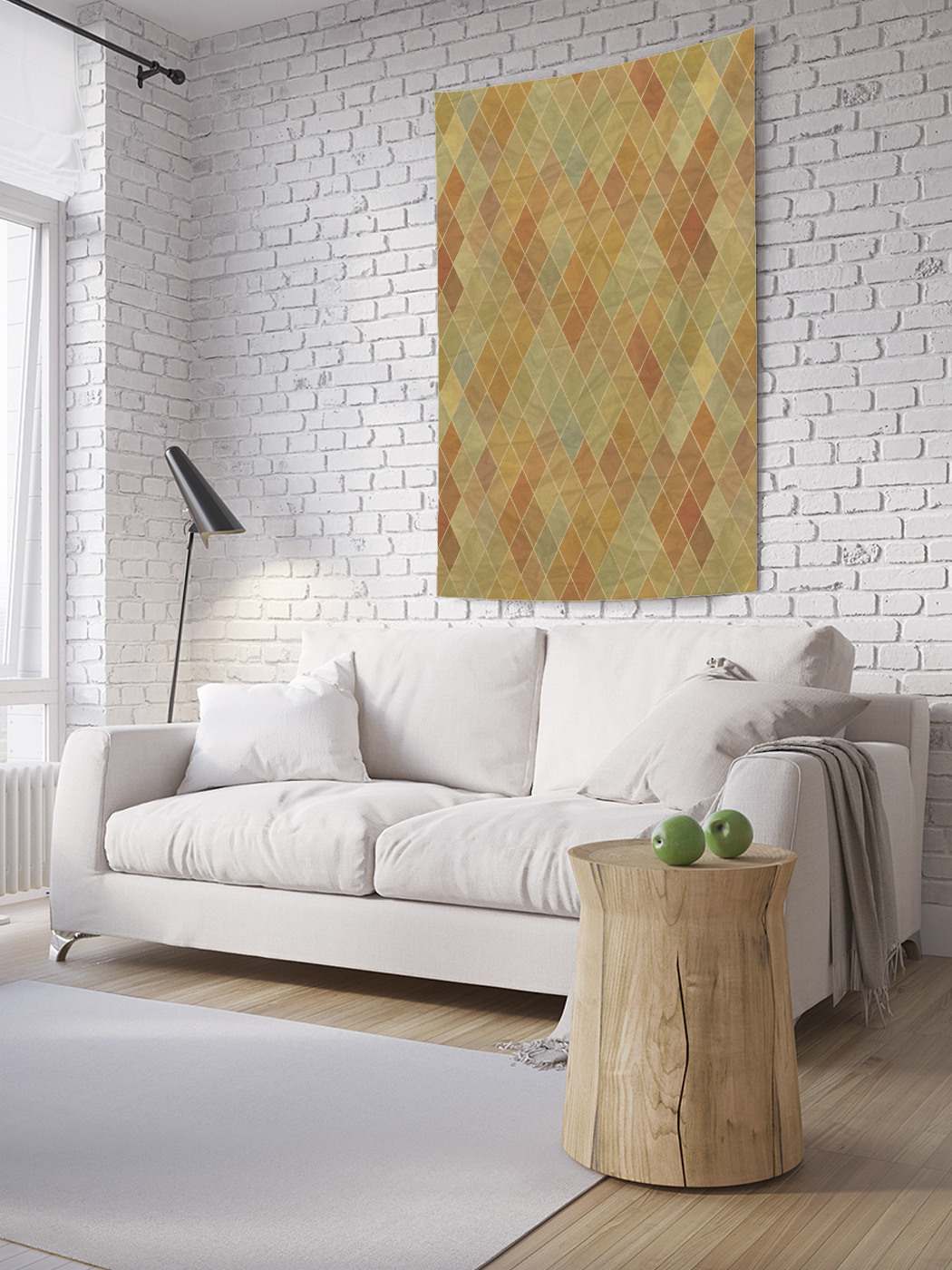 

Вертикальное фотопанно на стену JoyArty Ромбы винтаж 100x150 см, Ромбы винтаж