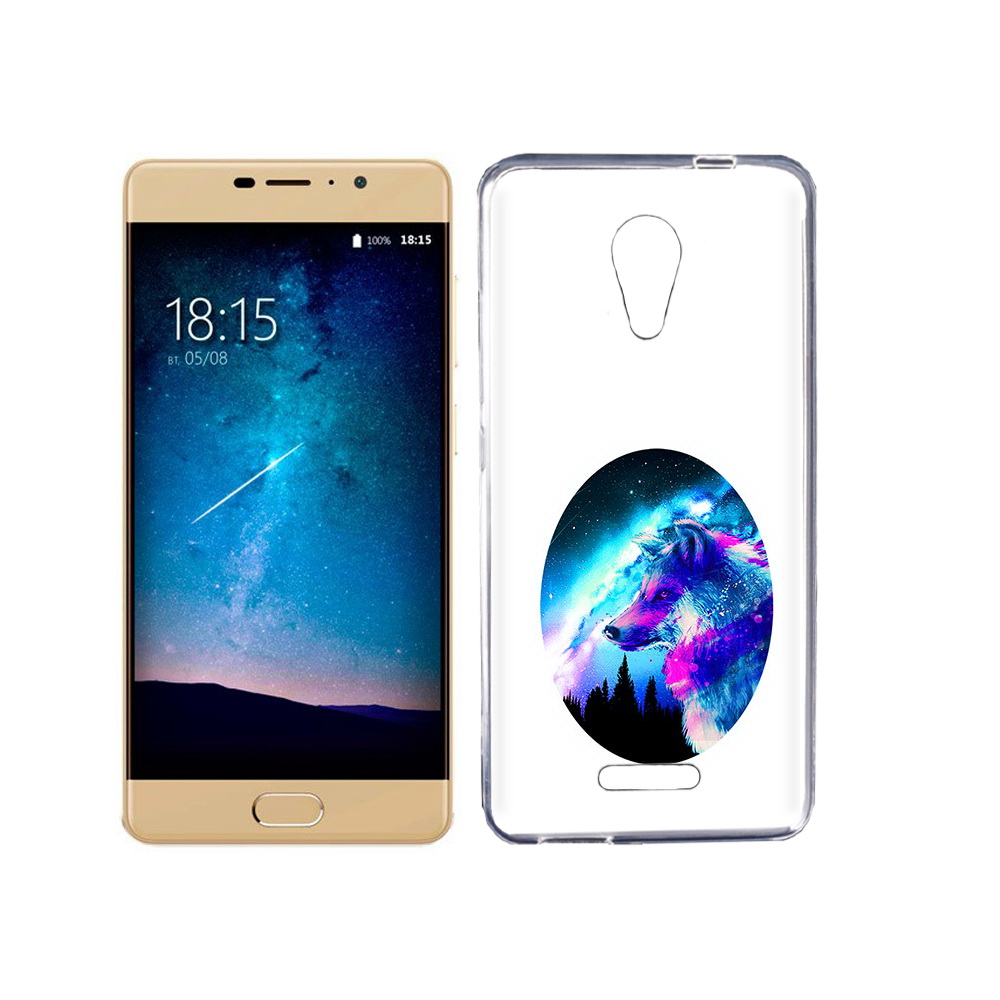 

Чехол MyPads Tocco для BQ 5201 Space голубой волк, Прозрачный, Tocco