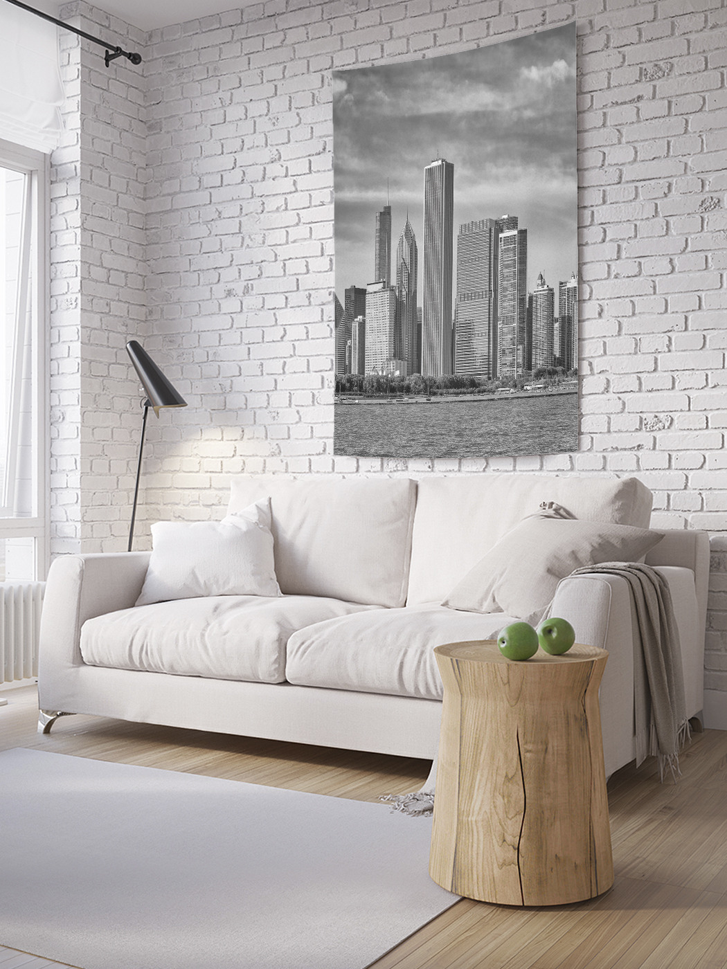 

Вертикальное фотопанно на стену JoyArty Облака над Чикаго 100x150 см, Облака над Чикаго