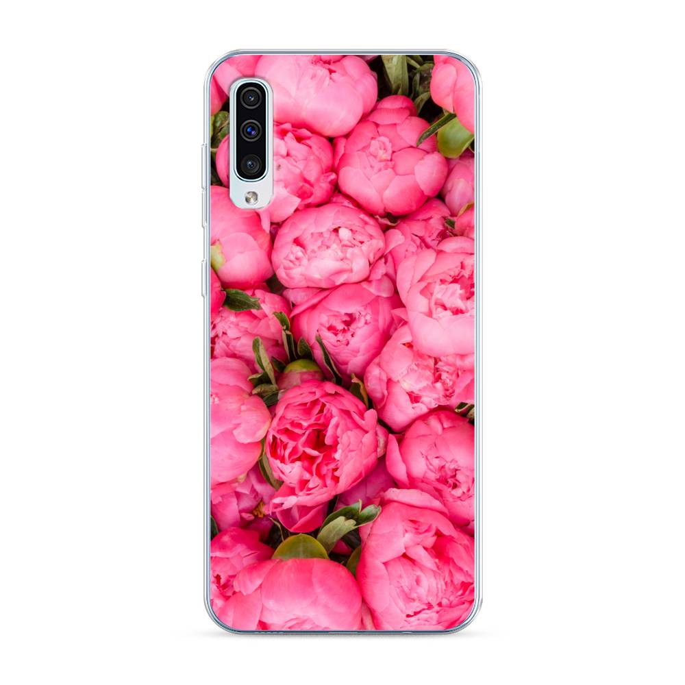 

Силиконовый чехол "Прекрасные пионы" на Samsung Galaxy A50, Разноцветный, 27750-8
