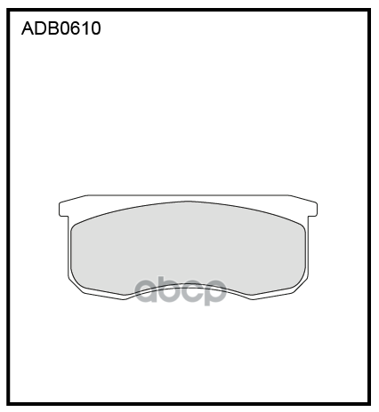 

Колодки тормозные ALLIED ADB0610