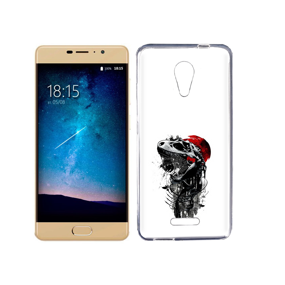 

Чехол MyPads Tocco для BQ 5201 Space вымерший динозавр, Прозрачный, Tocco
