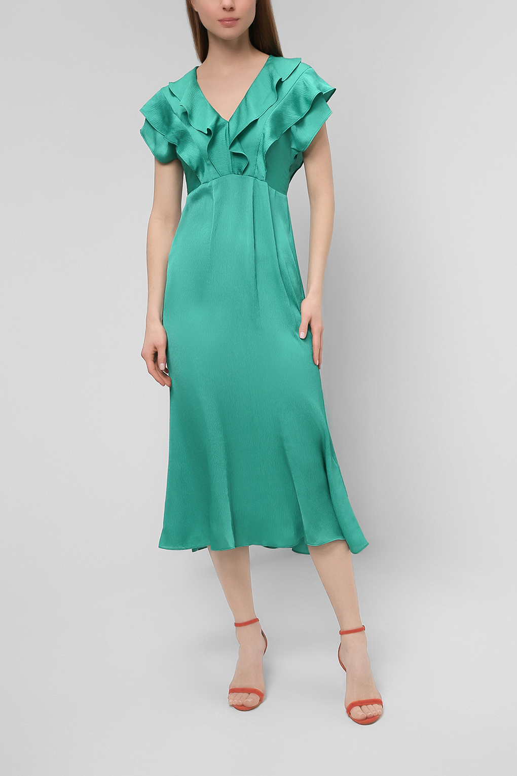 Платье женское WHISTLES 34529 зеленое 12