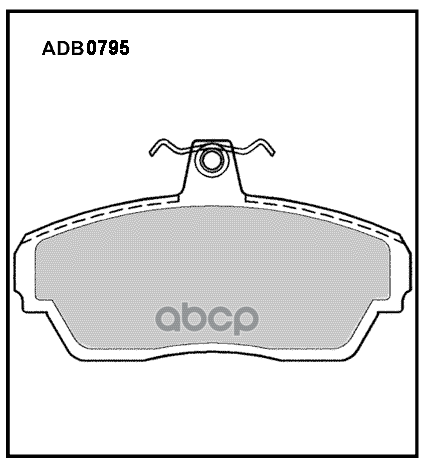 

Колодки тормозные ALLIED ADB 0795