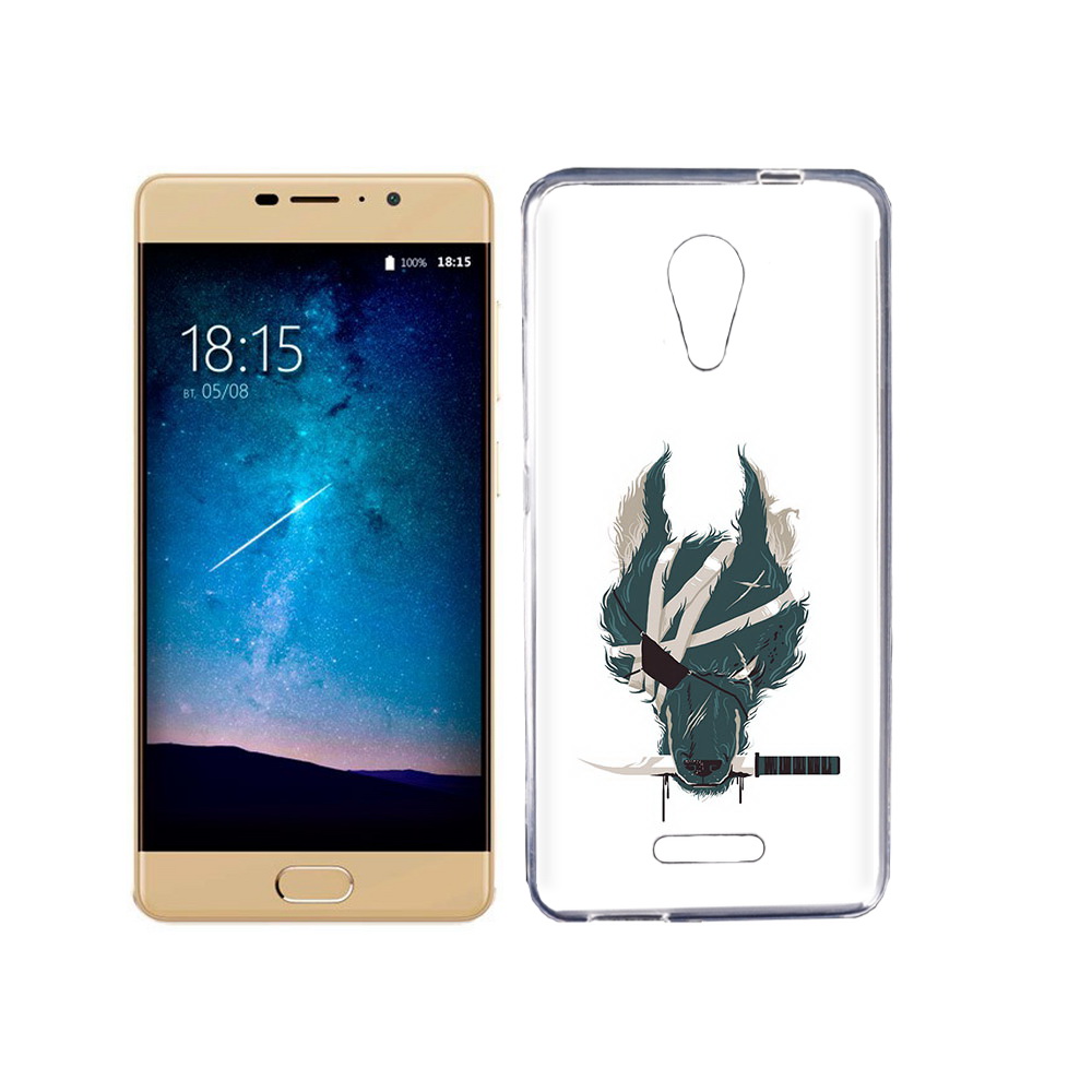 

Чехол MyPads Tocco для BQ 5201 Space волк-разбойник, Прозрачный, Tocco