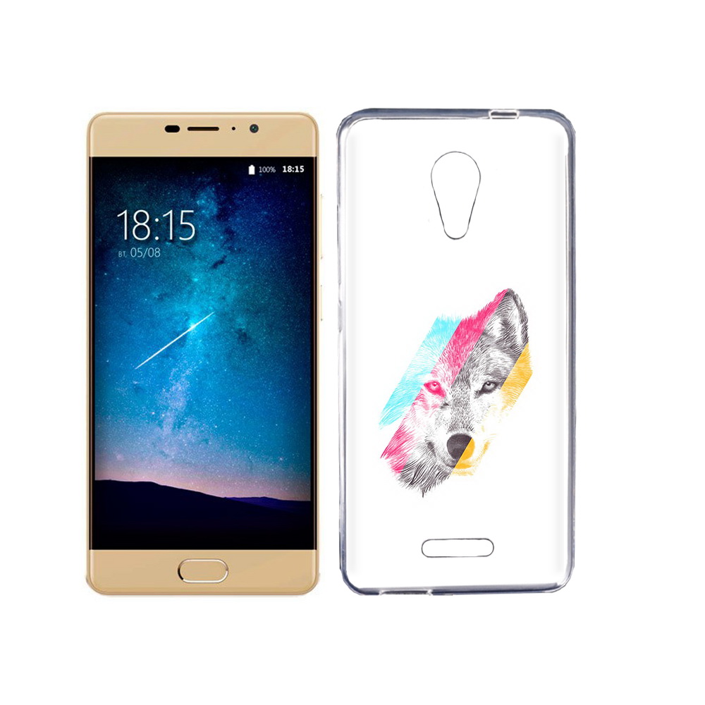 

Чехол MyPads Tocco для BQ 5201 Space волк градиент, Прозрачный, Tocco