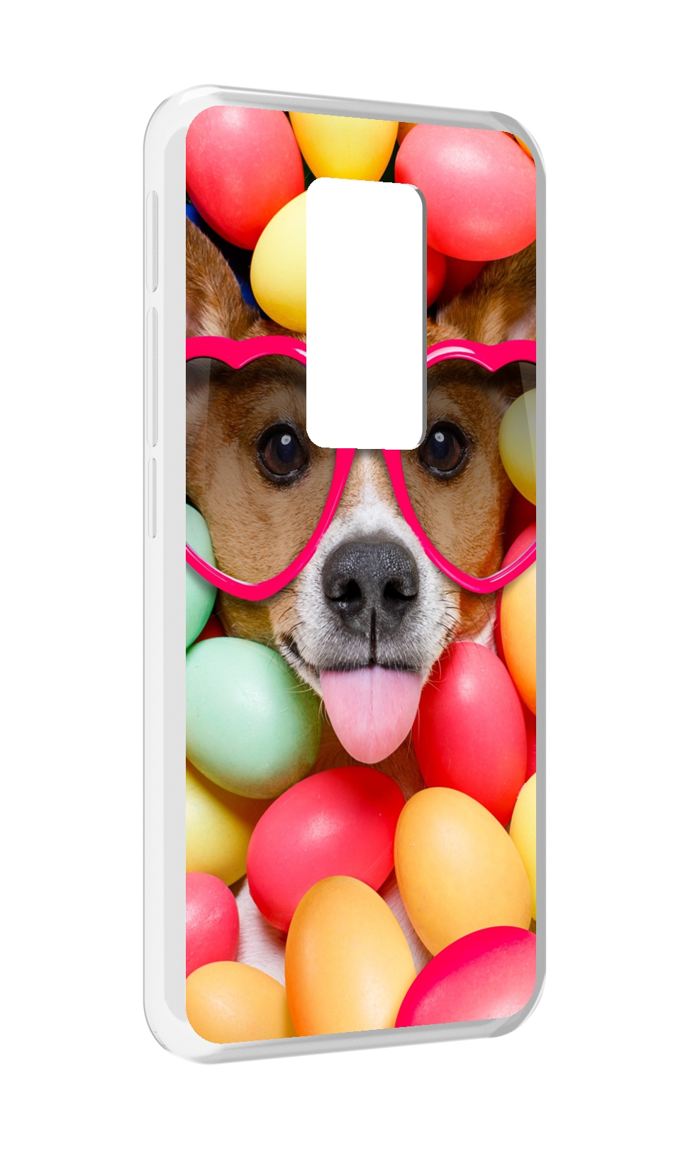 

Чехол MyPads Собака-в-яйцах для Motorola Defy 2021, Прозрачный, Tocco