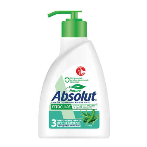 

Мыло жидкое антибактериальное Absolut Алоэ 250 мл 5 шт