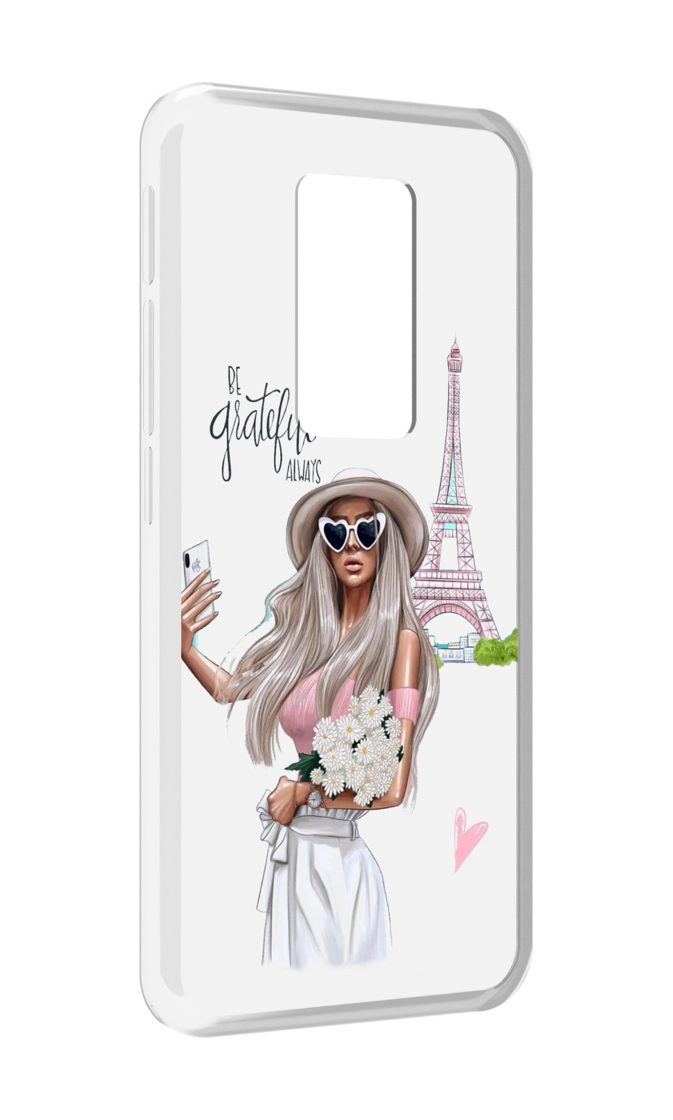 

Чехол MyPads Селфи-в-Париже женский для Motorola Defy 2021, Прозрачный, Tocco