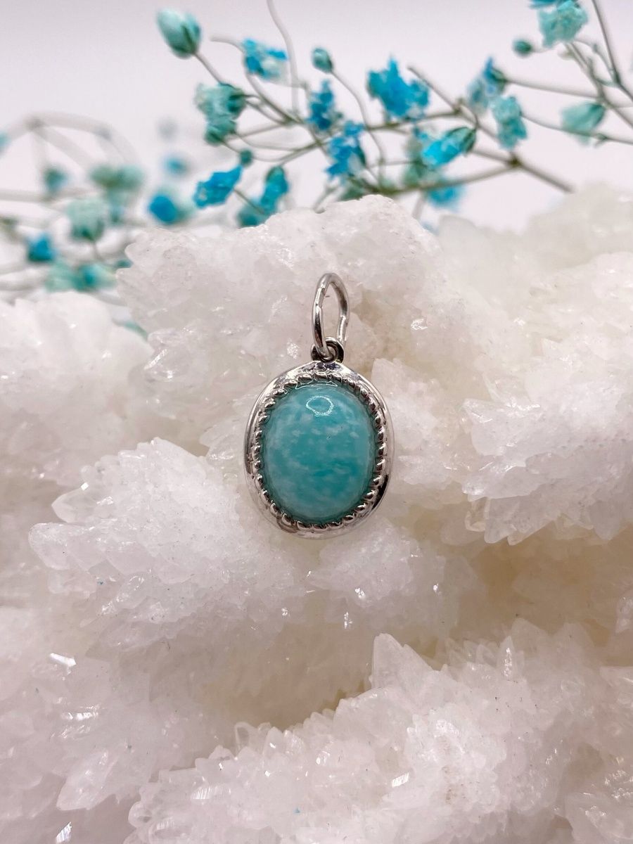 

Подвеска из серебра OLIVA JEWELRY 332283, амазонит, 332283