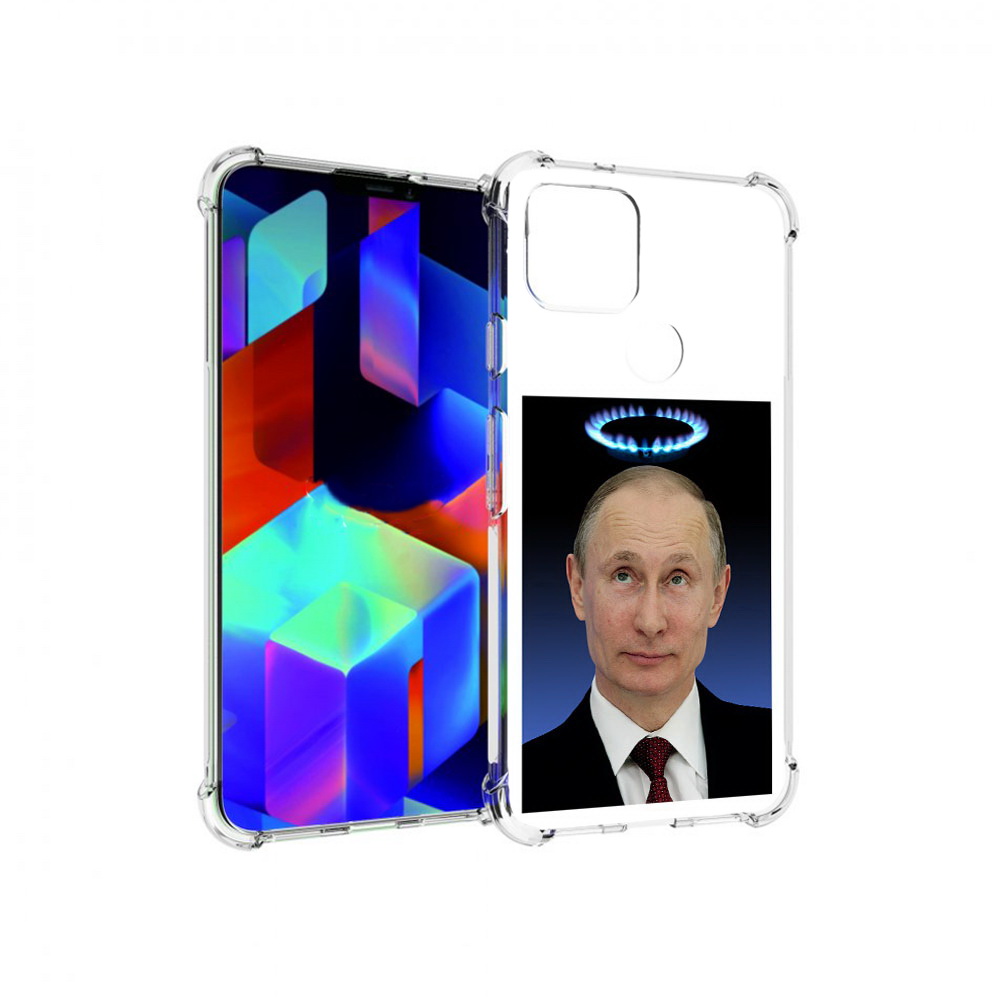 

Чехол MyPads Tocco для Google Pixel 5 святой газ, Прозрачный, Tocco
