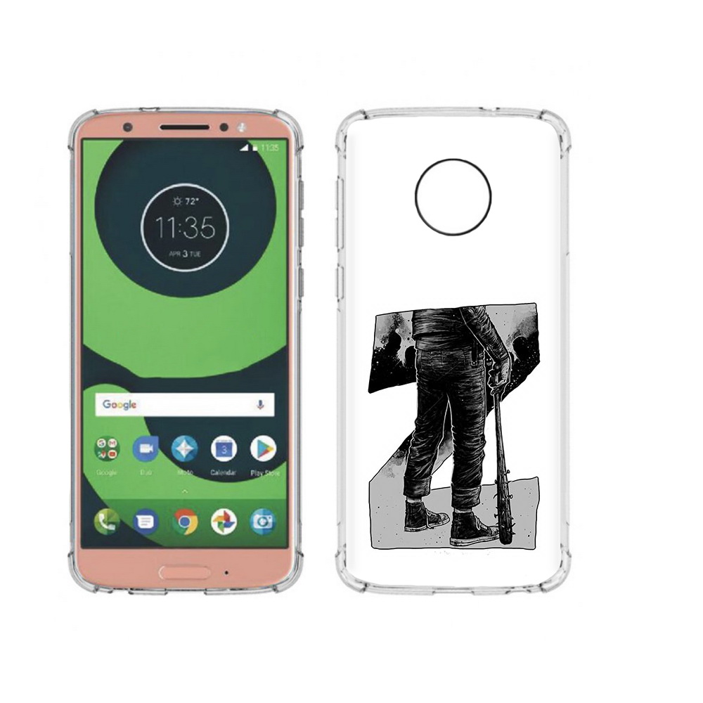 

Чехол MyPads Tocco для Motorola Moto G6 воин черно белый (PT99805.376.265), Tocco