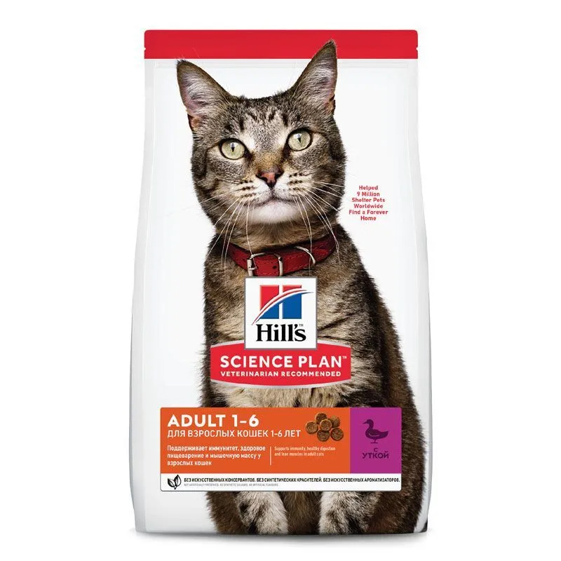 

Сухой корм для кошек Hill's Science Plan утка, 3 шт по 10 кг