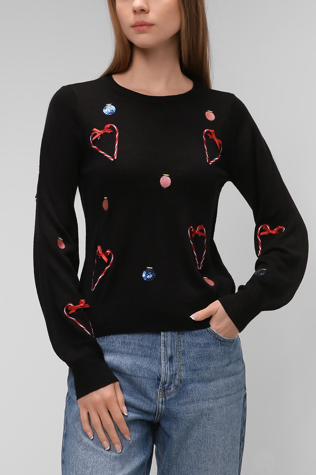 

Джемпер женский Vero Moda 10250502 черный L, 10250502