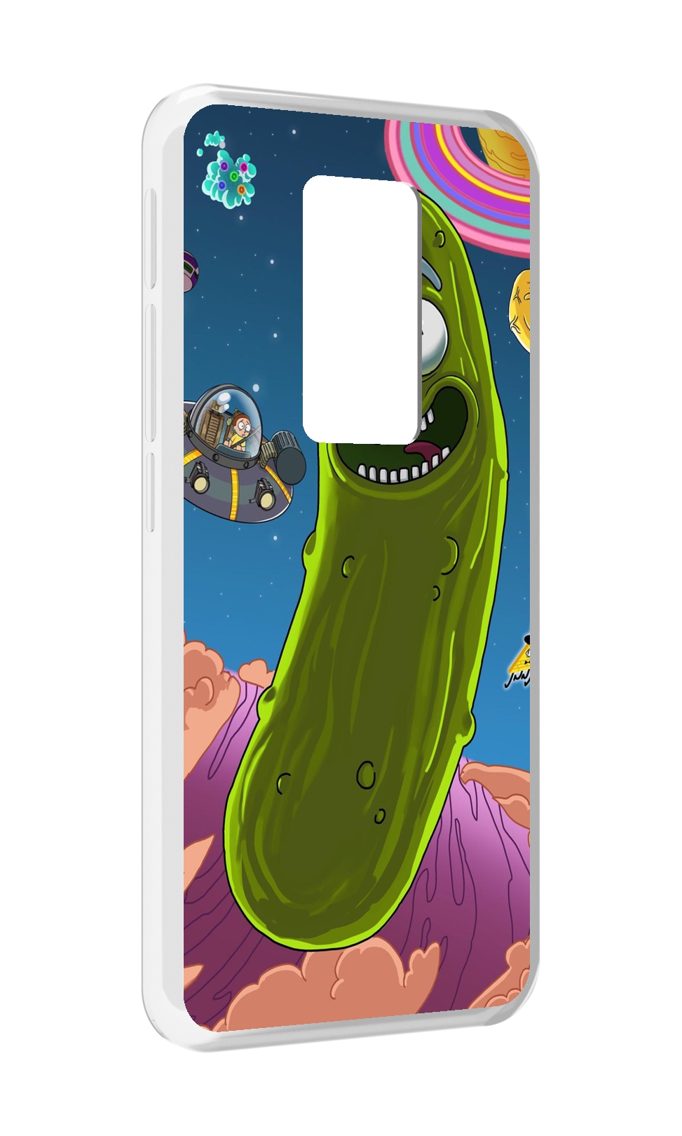 

Чехол MyPads Рик огурец для Motorola Defy 2021, Прозрачный, Tocco