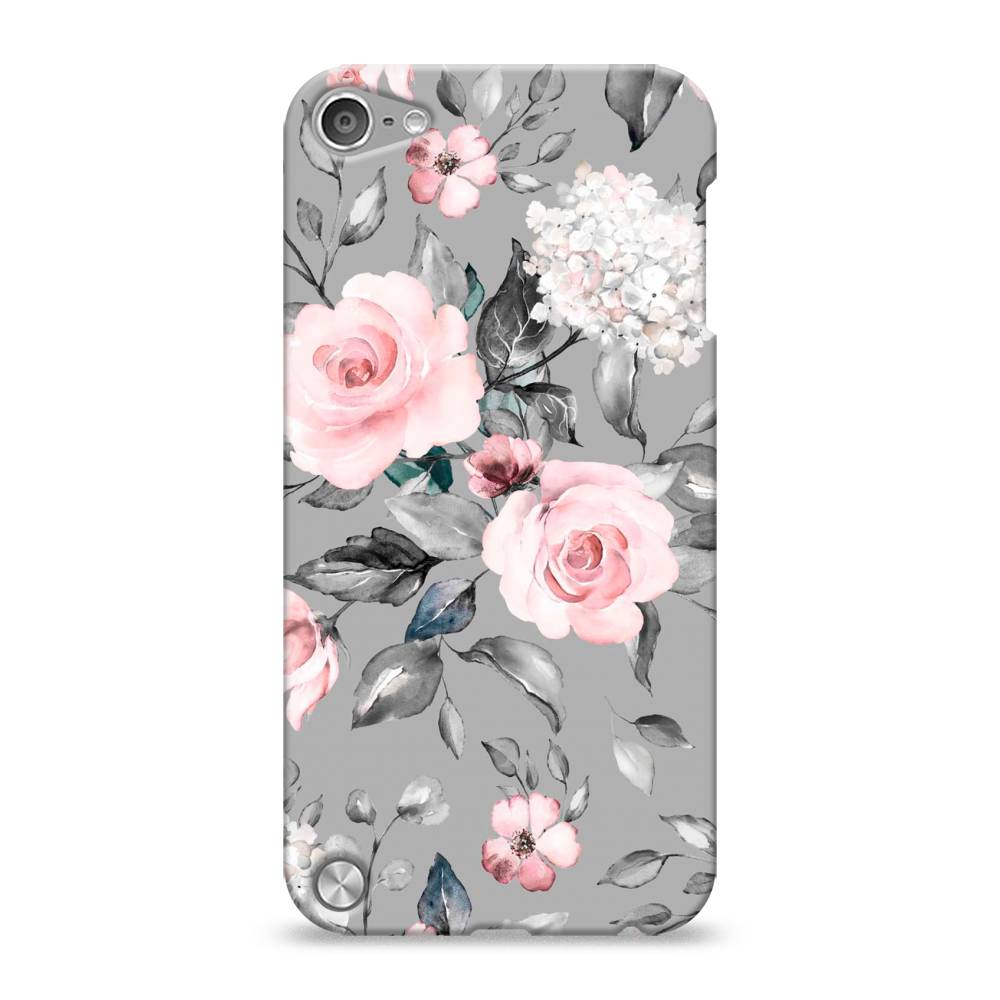 

Пластиковый чехол "Розы на сером" на Apple iPod Touch, 11120-6