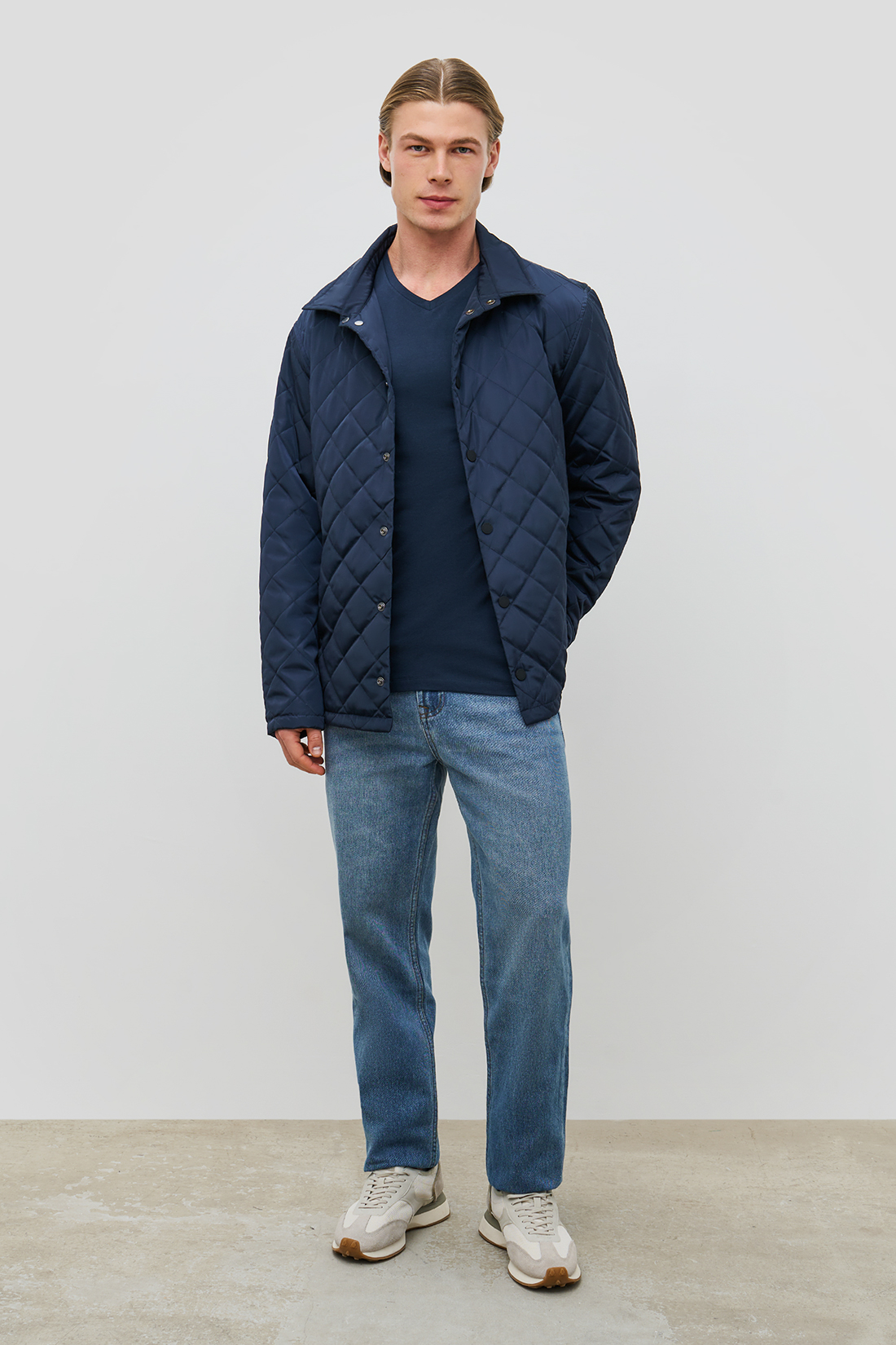 Куртка мужская Baon B5323012 синяя 2XL