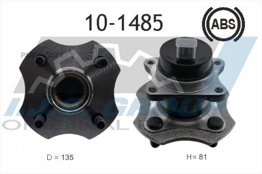 

К-кт подшипника ступицы зад. ABS Toyota Yaris 99-02 IJS GROUP 101485