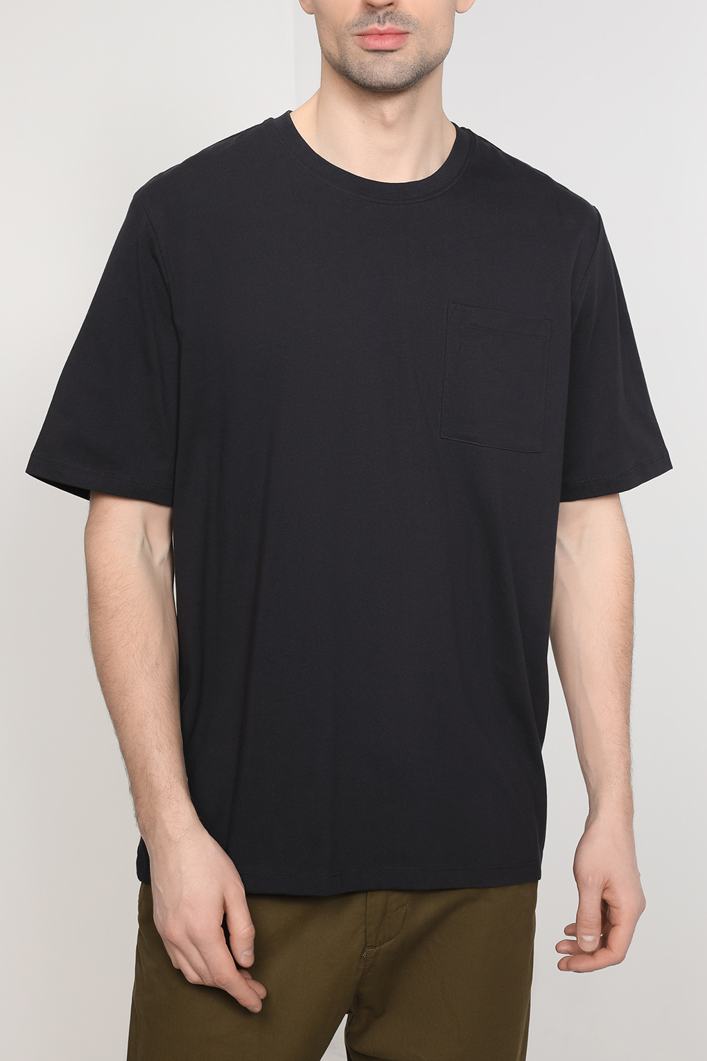 

Футболка мужская Esprit Edc 992CC2K309 черная 2XL, Черный, 992CC2K309