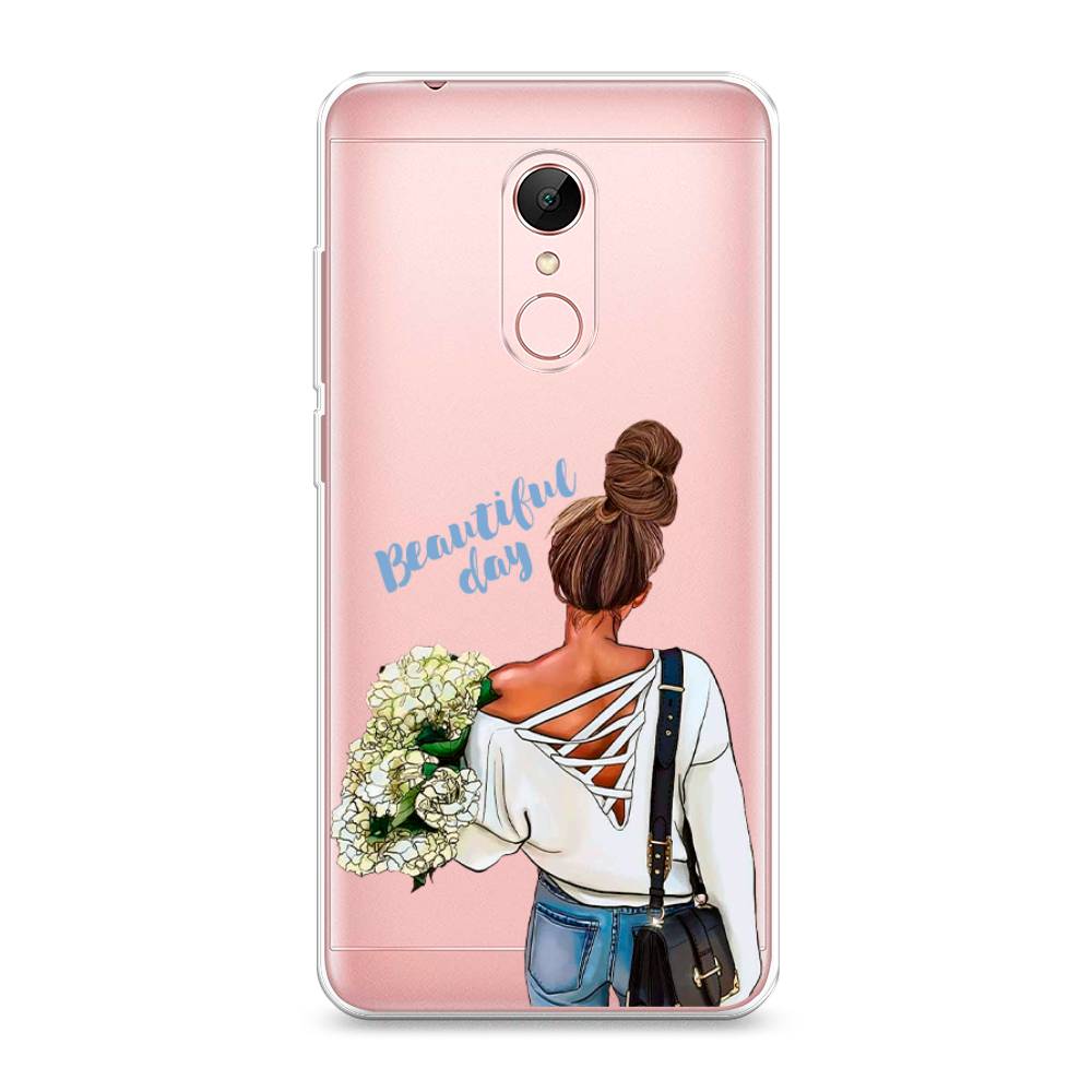 

Чехол Awog на Xiaomi Redmi 5 "Beautiful day vector", Разноцветный, 33050-6
